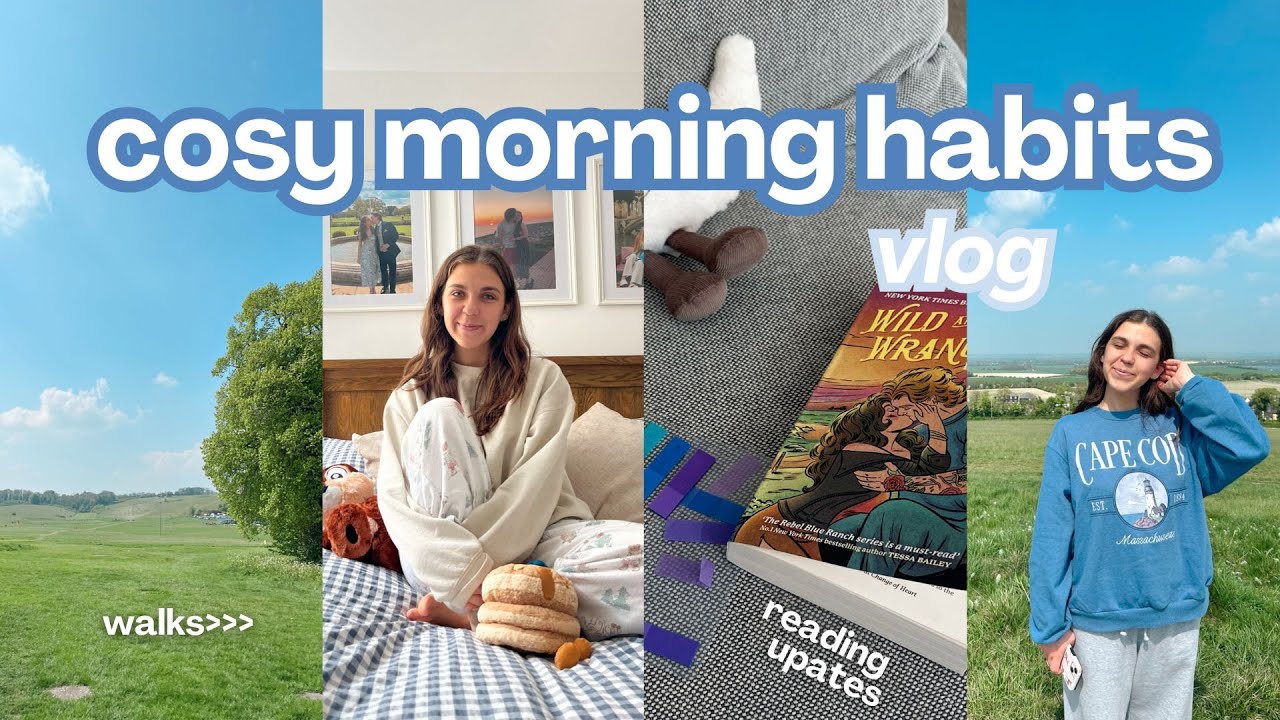how to have the perfect cosy morning ☕️✨🏡 reading & wedding updates, habits and more