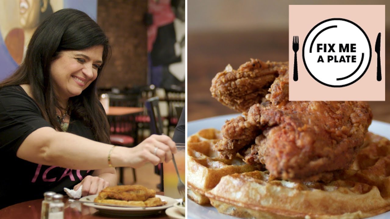 Chicken and Waffles at Amy Ruth’s | Fix Me a Plate with Alex Guarnaschelli | Food Network