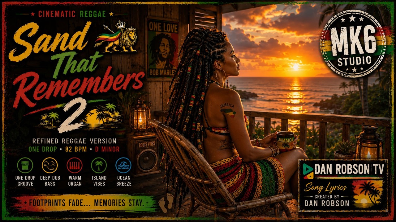 (( REGGAE - SAND THAT REMEMBERS 2  )) Song lyrics created by Dan Robson !!!