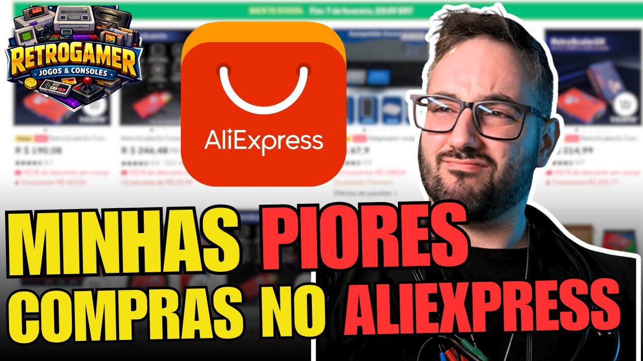 As PIORES compras retrô que já fiz no AliExpress 😡🎮