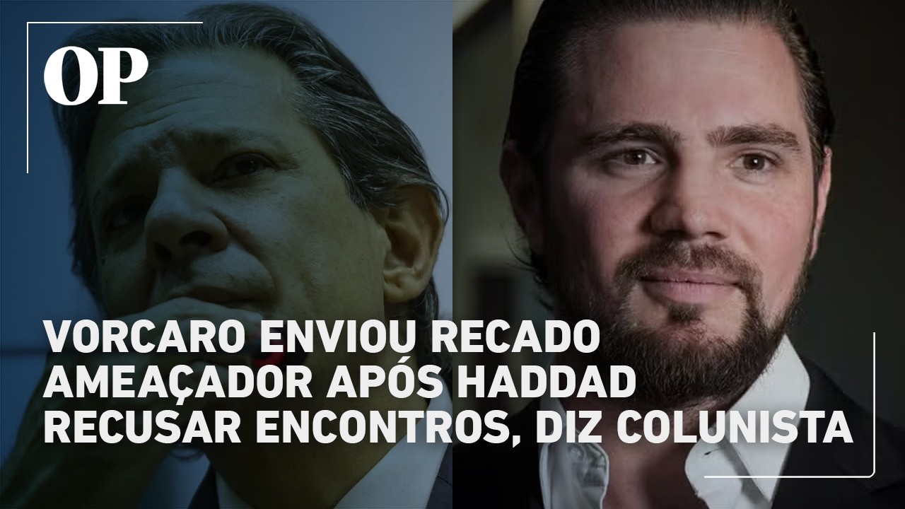 Vorcaro enviou recado ameaçador após Haddad recusar encontros, diz colunista