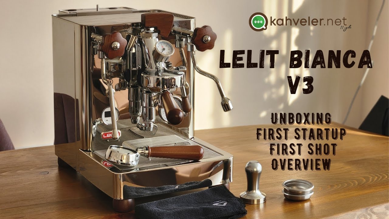 Lelit Bianca V3 - Unboxing - First Usage - First Shot and Overview