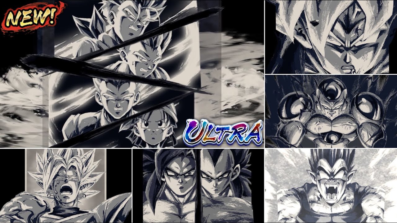 悟空4までULTRA全26キャラ横画面墨演出まとめ【ドラゴンボール レジェンズ】
