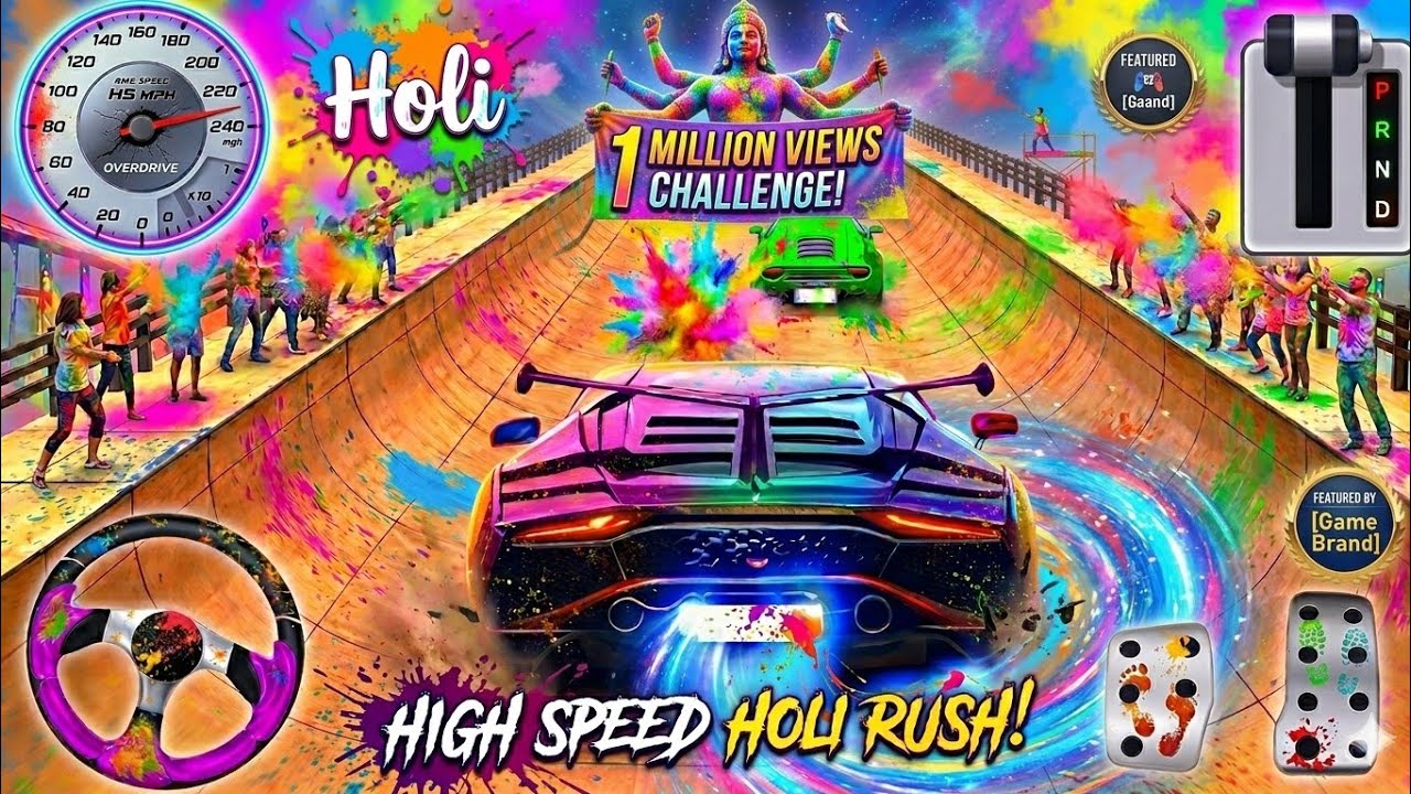 Holy Special Mega Ramp Car Racing 3D - Extreme Car Stunt - Android Gameplay