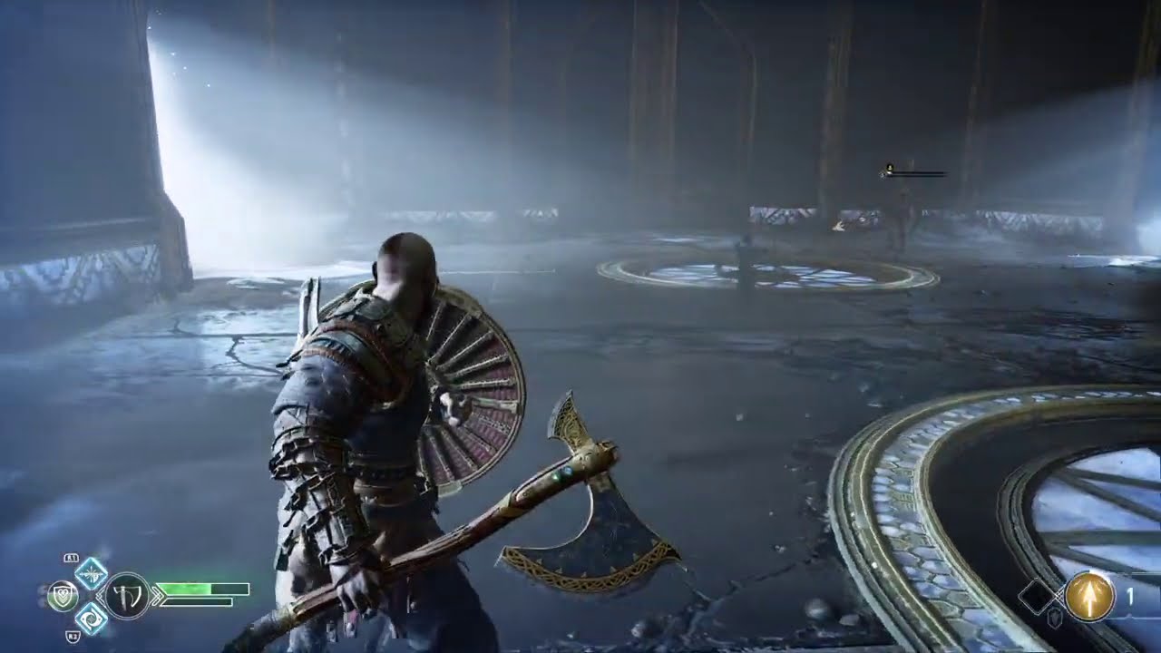 God of War - beat two dark Elves in just 4 minutes - Mission : Between the Realms
