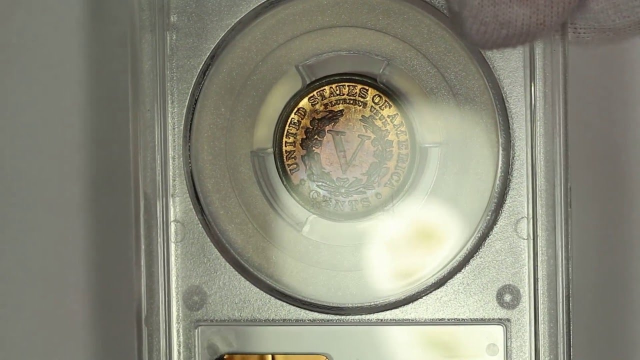 1912-S Liberty Nickel PCGS MS64 with Colorful Toning