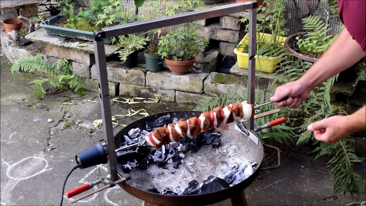 Drehspieß einfach selber bauen