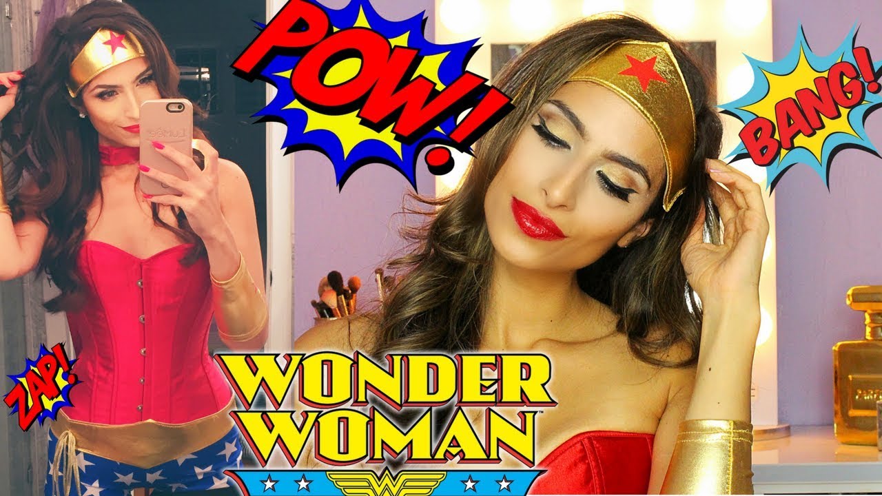 WONDER WOMAN HALLOWEEN MAKEUP TUTORIAL 2017