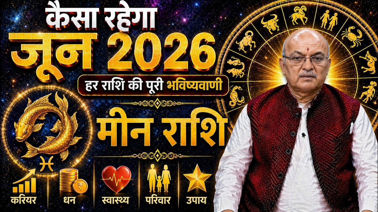 Meen Rashi JUNE 2026 Rashifal जून  राशिफल by SHREE SACHIDANAND VASHISHT