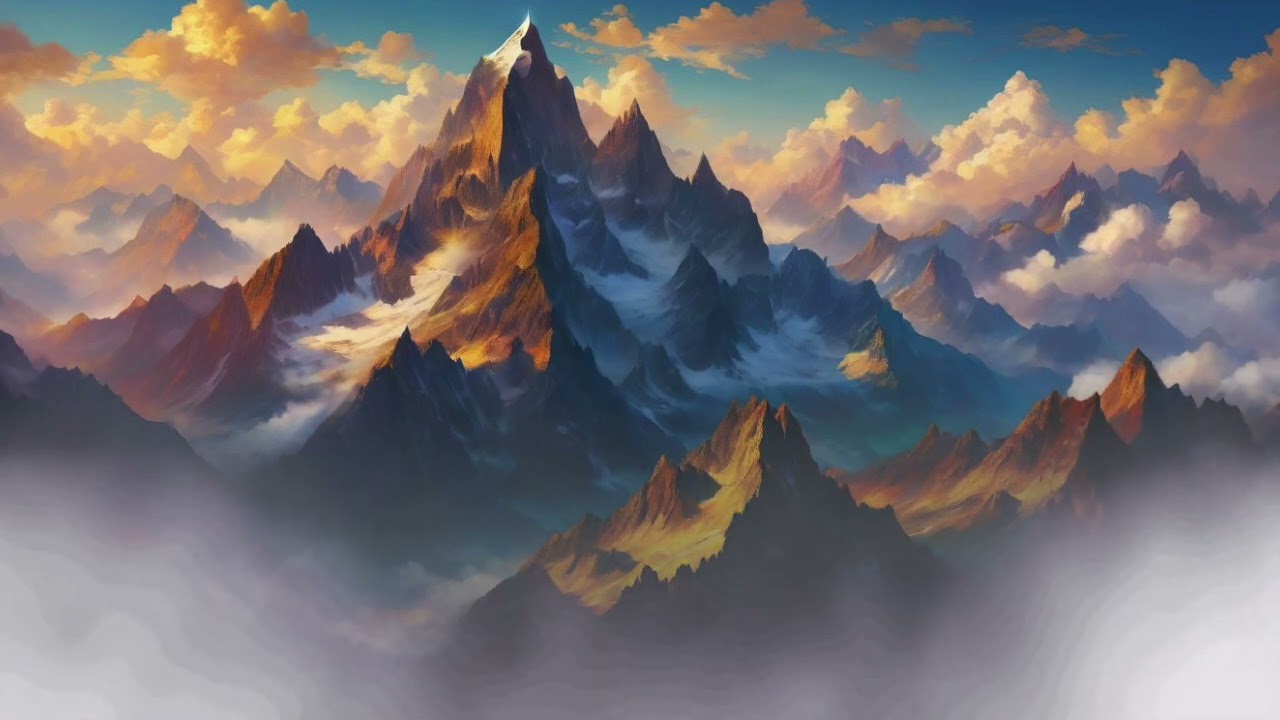 Summit | Calming Mountain Ambience | Relaxing Ambient Music | 1 Hour