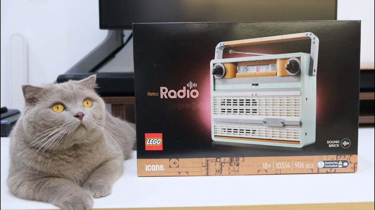 LEGO Retro Radio Build | Vintage Style, Modern LEGO