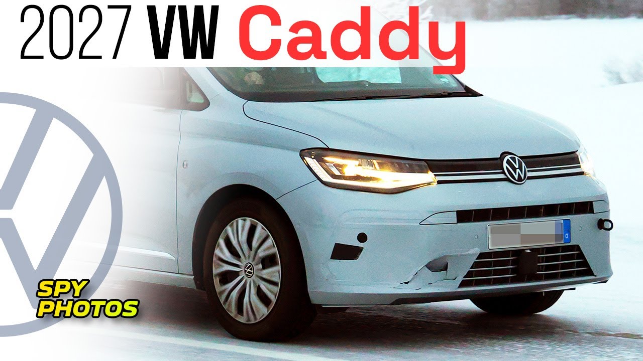 2027 Volkswagen Caddy Facelift #VW // SPY PHOTOS