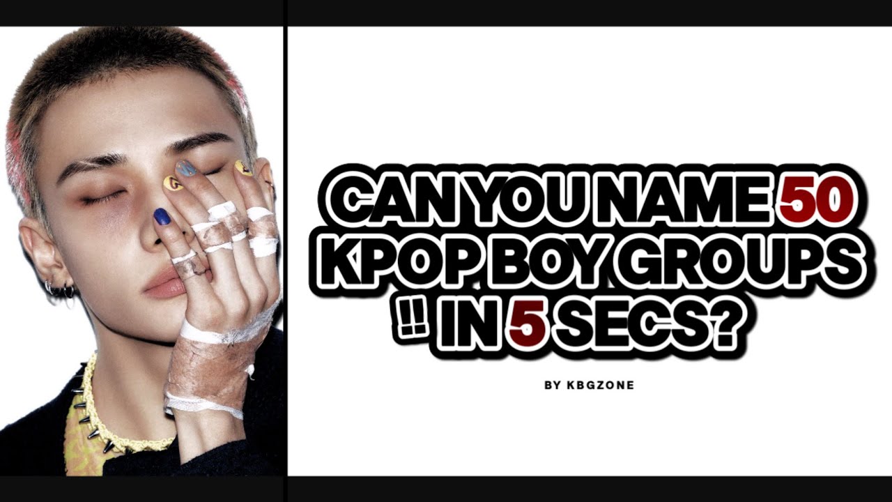 CAN YOU NAME 50 KPOP BOY GROUPS IN 5 SECONDS? | KBGZONE (KPOP GAMES)