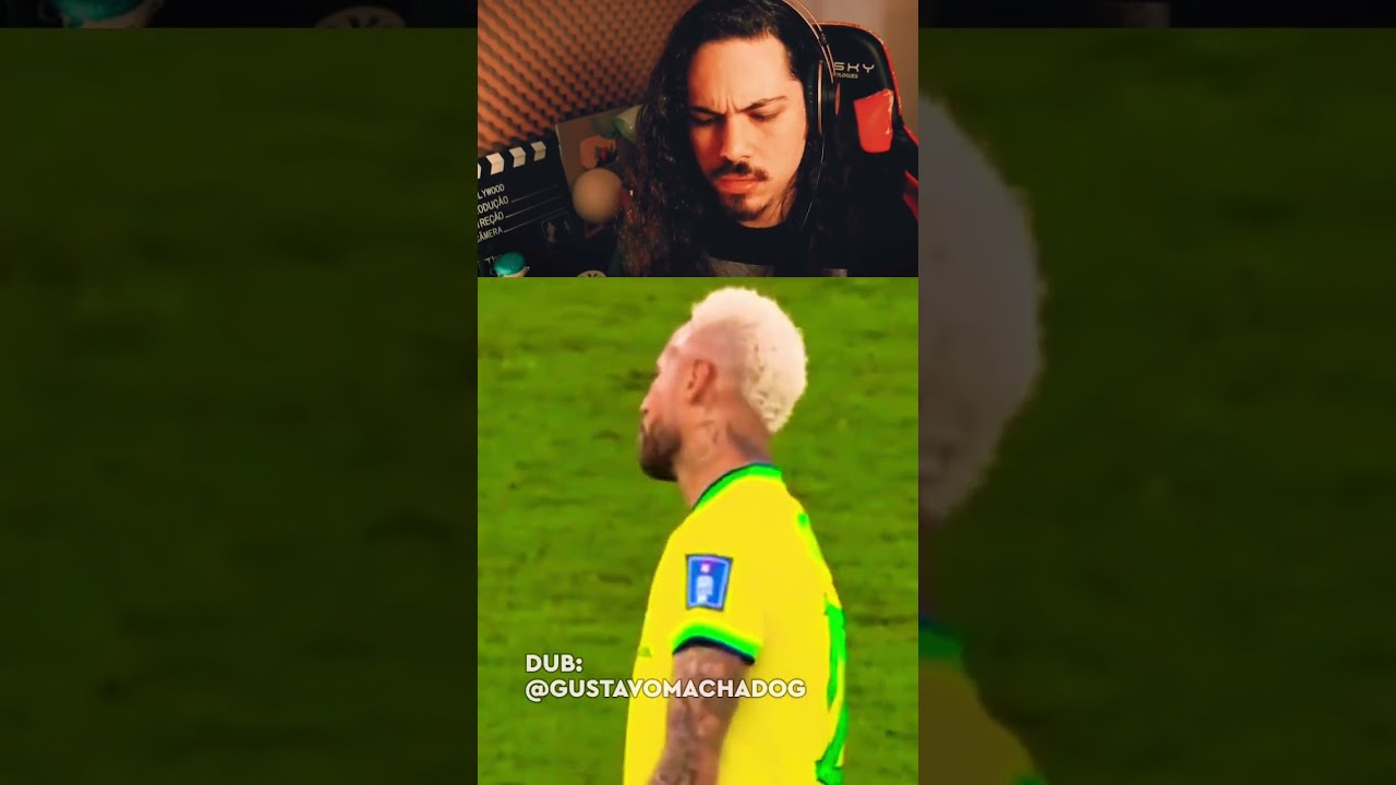 NEYMAR briga com FRED ap&oacute;s gol da CRO&Aacute;CIA! #dub #Dublagem #shorts #neymar #copadomundo2022 #NeymarJr