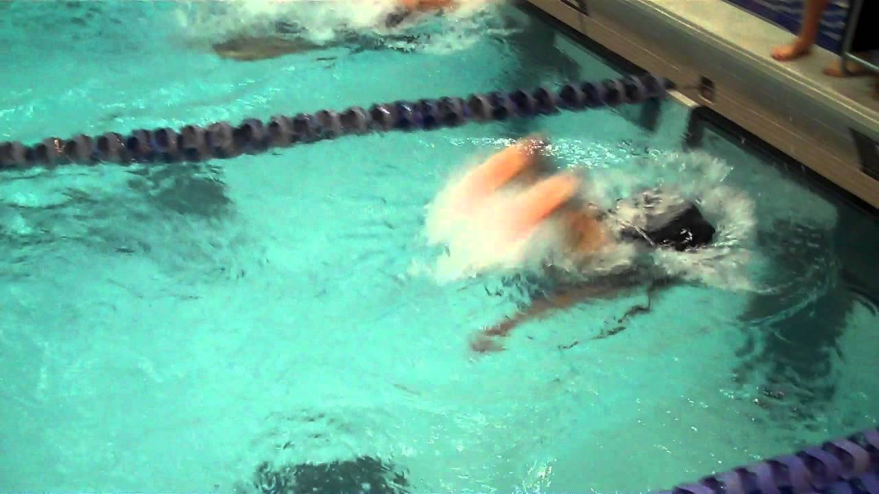 Nicole Caron 100 backstroke finals