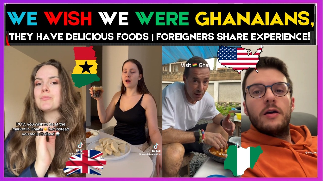 🇬🇭🇺🇸 WE WISH WE WERE GHANAIANS, THEY HAVE DELICIOUS FOODS | FOREIGNERS SHARE EXPERIENCE | Kamma Dyn