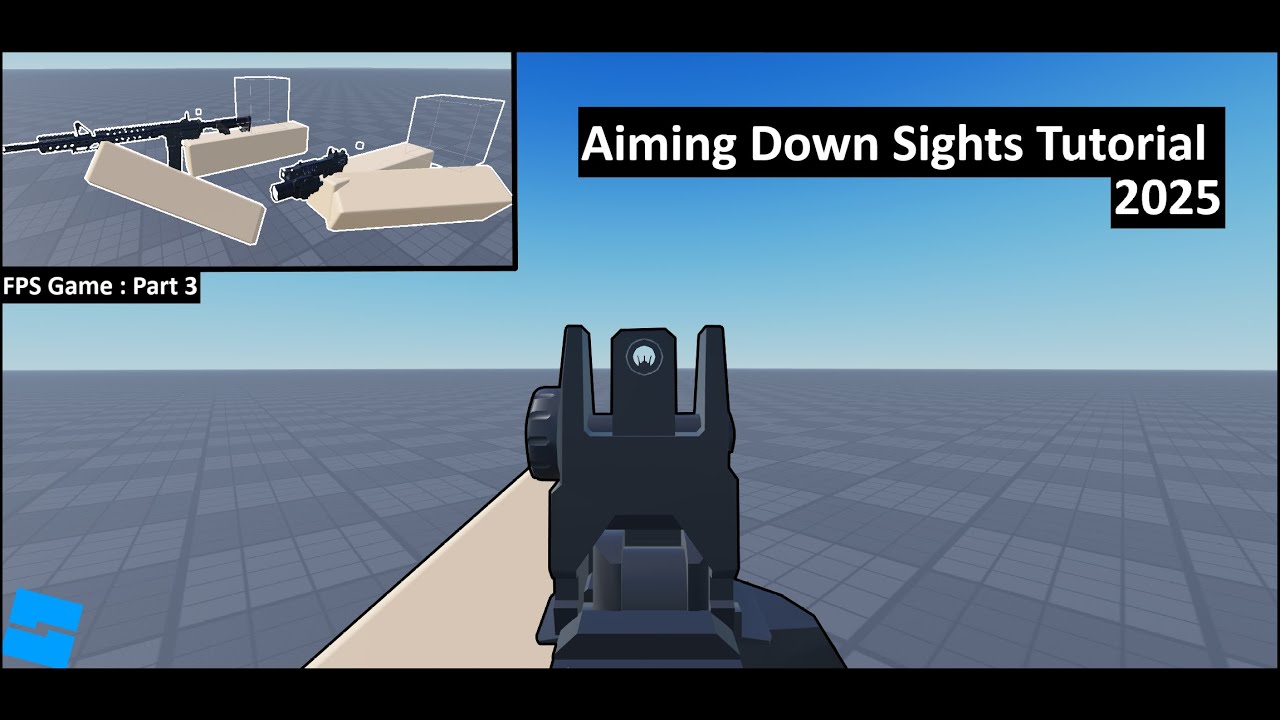 How to make a Aiming Down Sights System in Roblox Studio 2025 | Tutorial