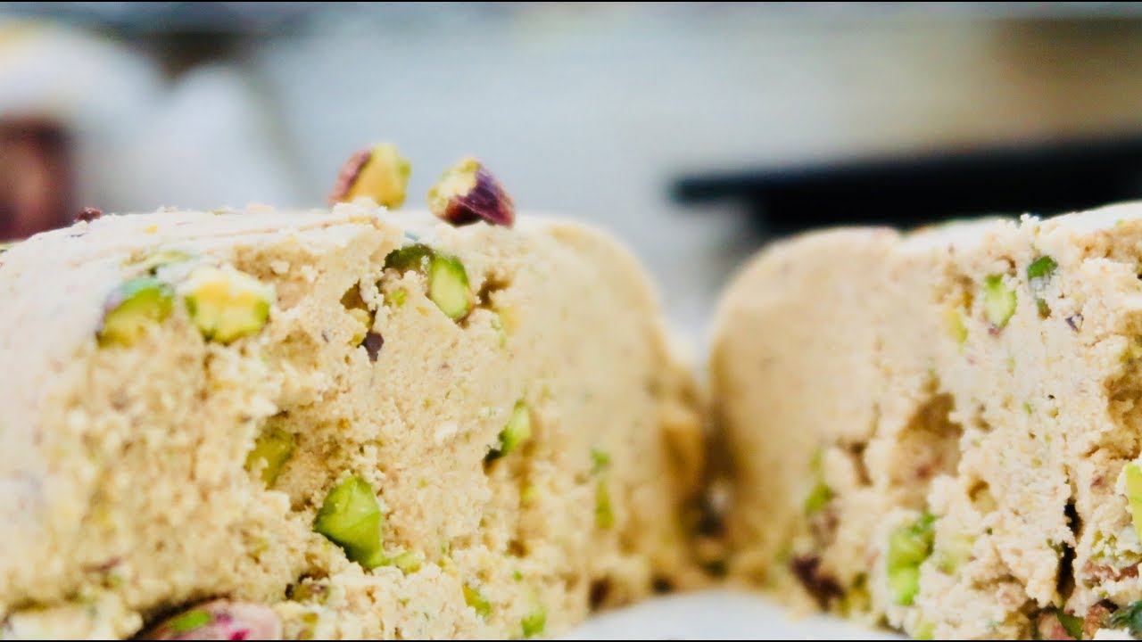 الحلاوة الطحينية الفاخرة  فى البيت   tahini sweet recipe