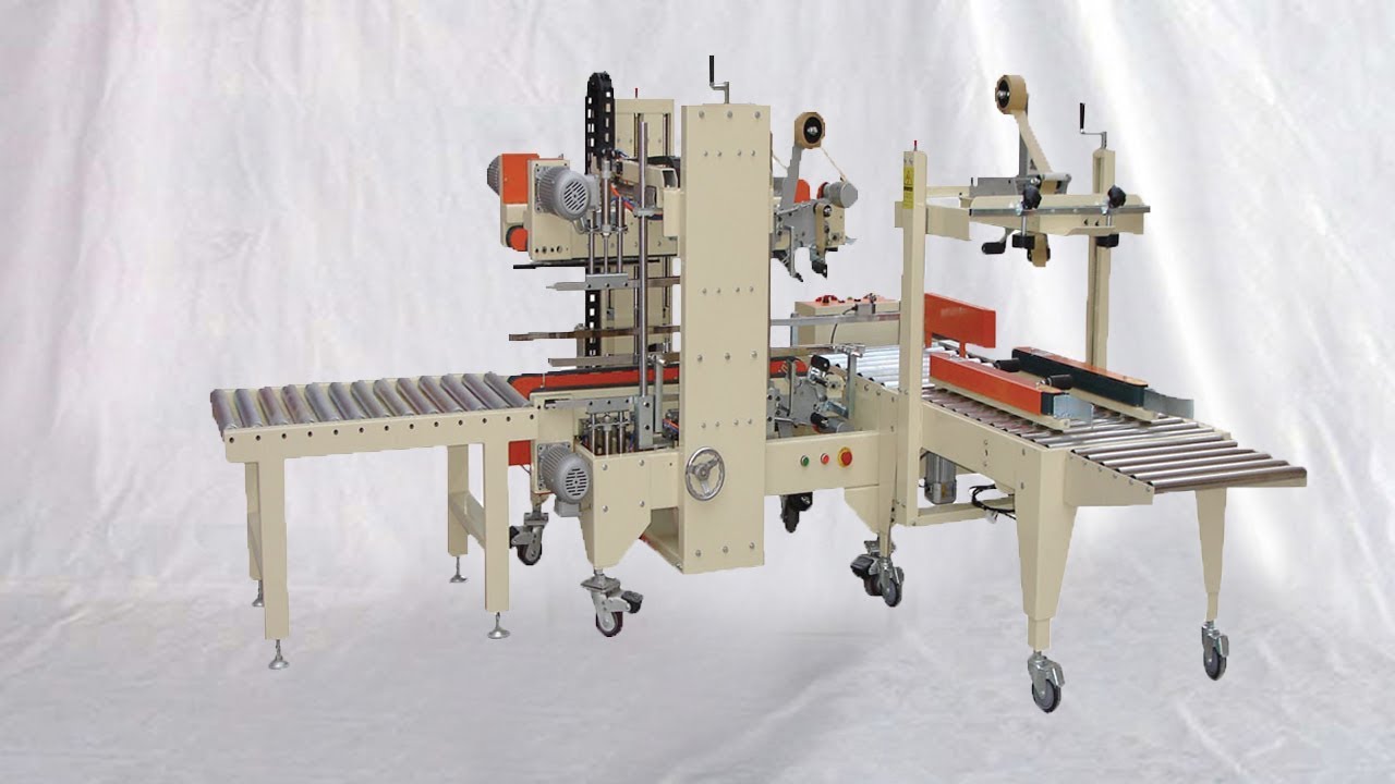H type carton folding sealing machine with or without automated adjusting system for different cases