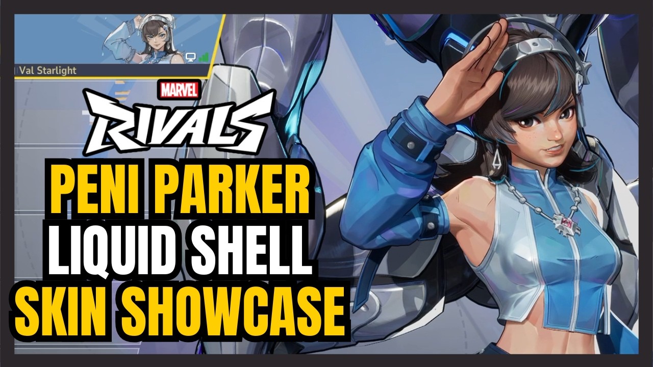 Peni Parker Liquid Shell Skin Showcase | All Animations & Gameplay | Marvel Rivals Season 9.5
