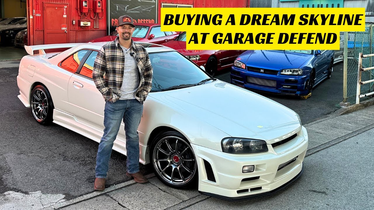 РОБИН И ЕГО ИСТОРИЯ ПОКУПКИ SKYLINE R34 СВОЕЙ МЕЧТЫ В ЯПОНИИ В GARAGE DEFEND