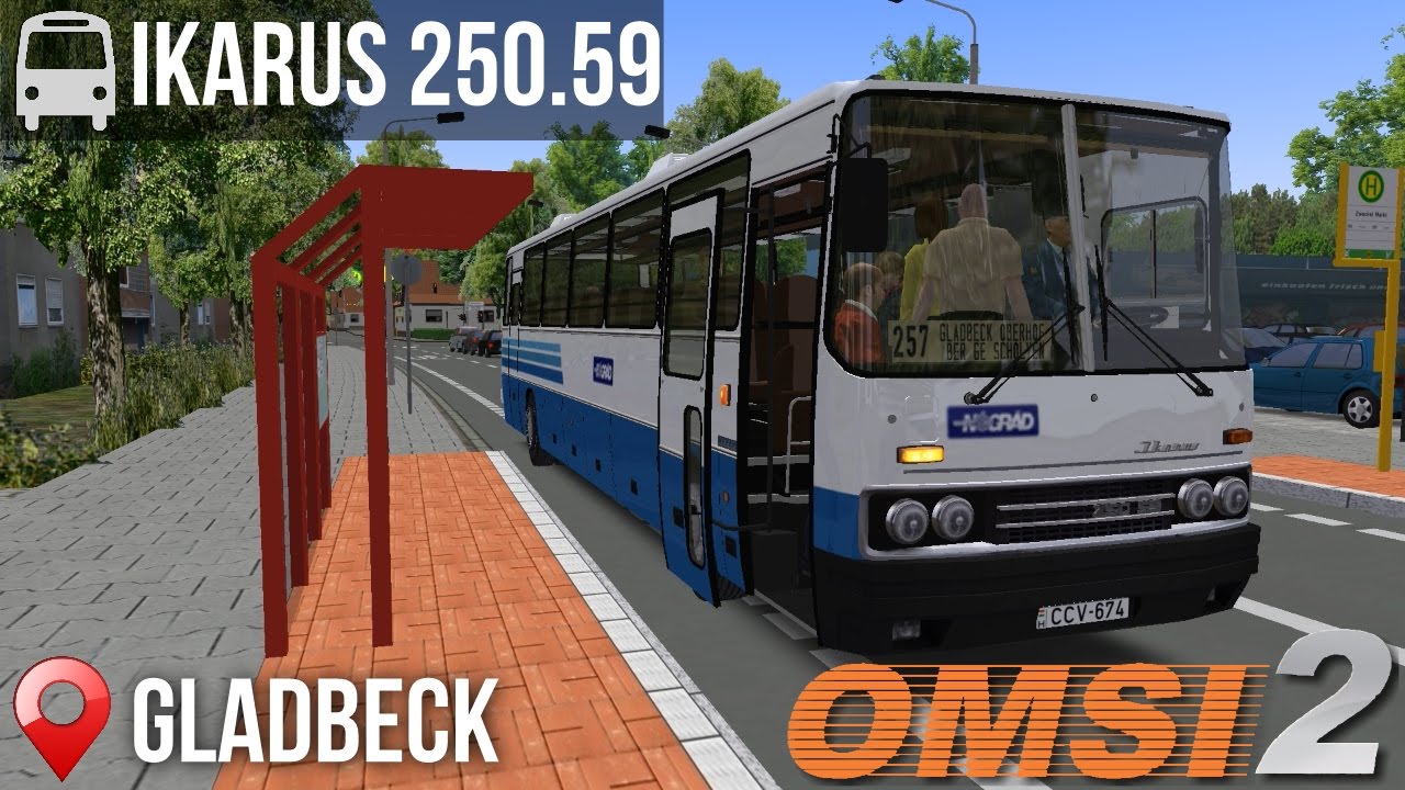OMSI 2 - Gladbeck, Line 257, Ikarus 250.59