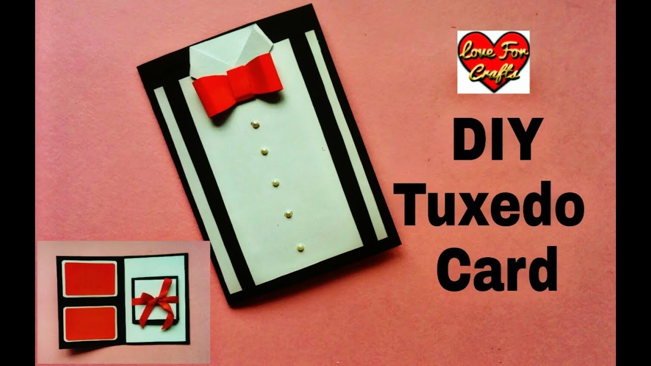 DIY Suit-Tuxedo Greeting Card Tutorial | Brother's Day | Father's Day Gift Idea