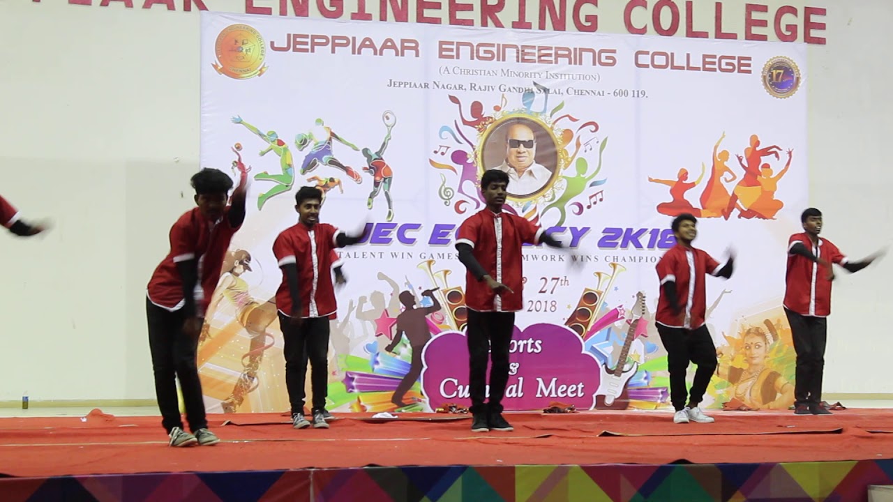Mechanical Department Culturals 2K17 || Dance Performance || JEPPIAAR ENGINEERING COLLEGE