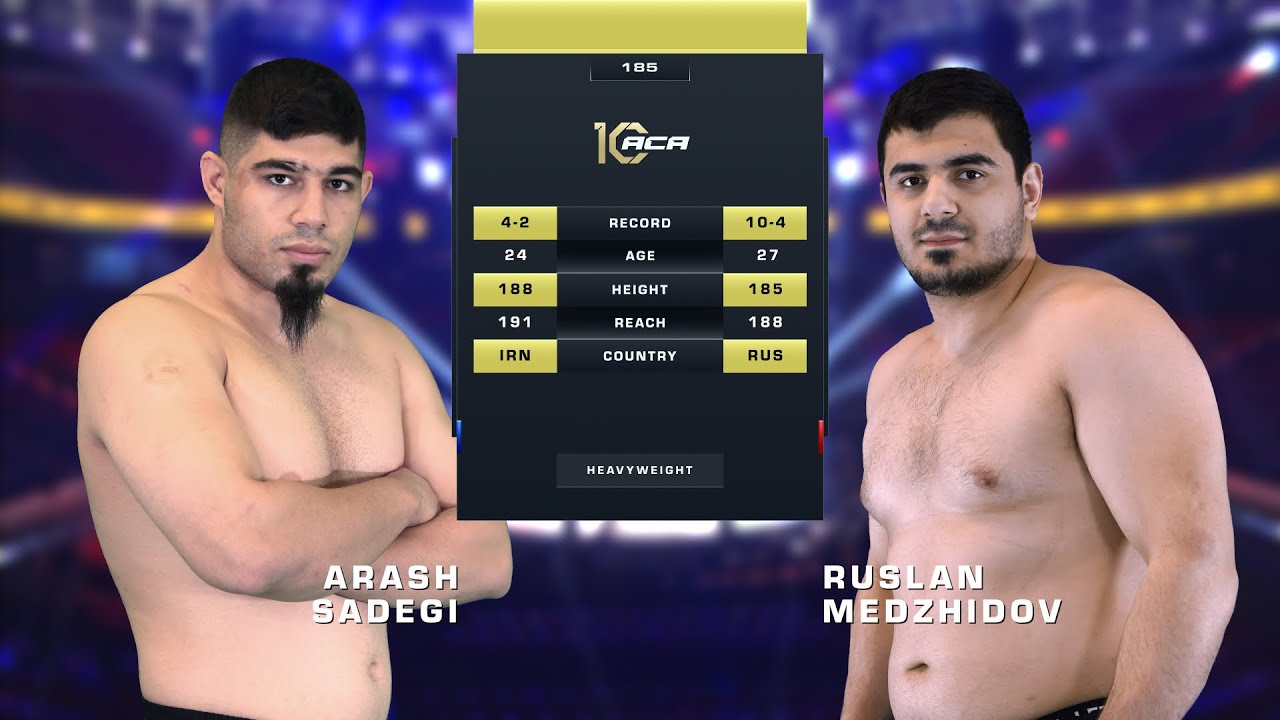 Араш Садеги vs. Руслан Меджидов | Arash Sadeghi vs. Ruslan Medzhidov | ACA 185