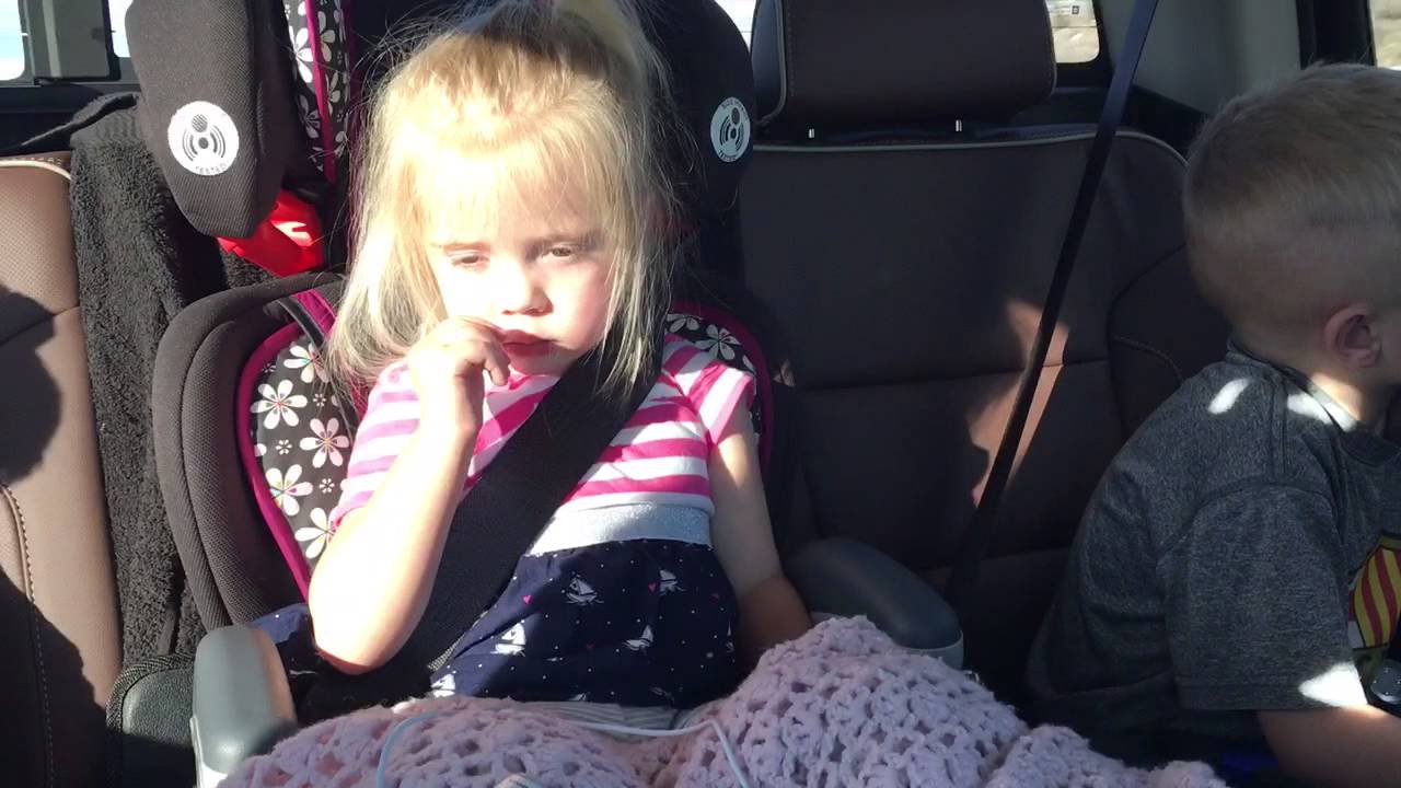 Callie falling asleep in the car 2/28/16