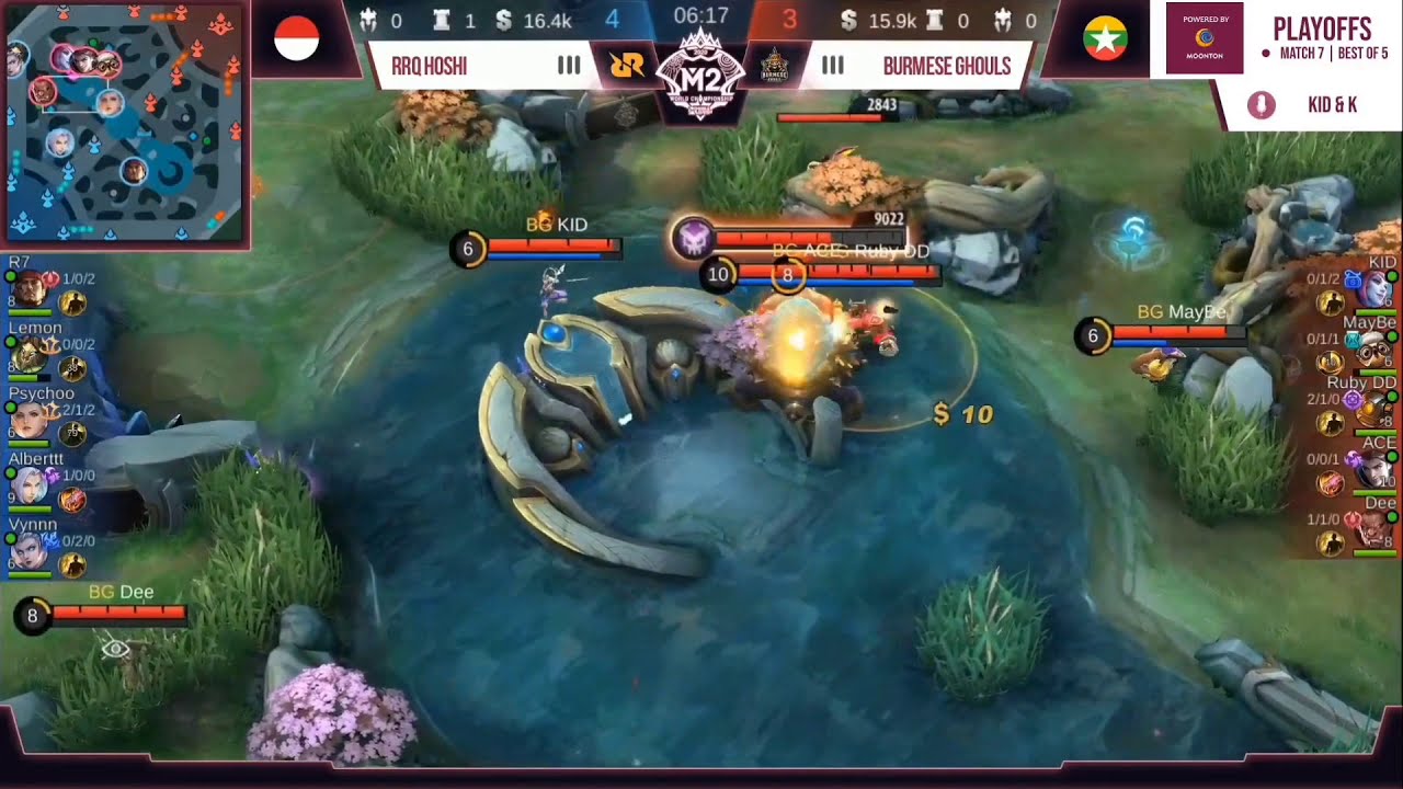 BG vs RRQ [Game 1] | Burmese Ghouls Vs RRQ Hoshi | M2 World Championship | Mobile Legends Bank