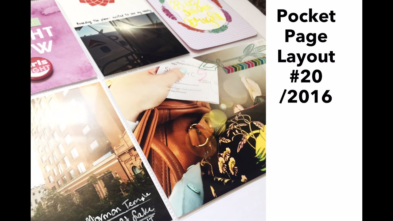 Pocket page process video // 20/2016