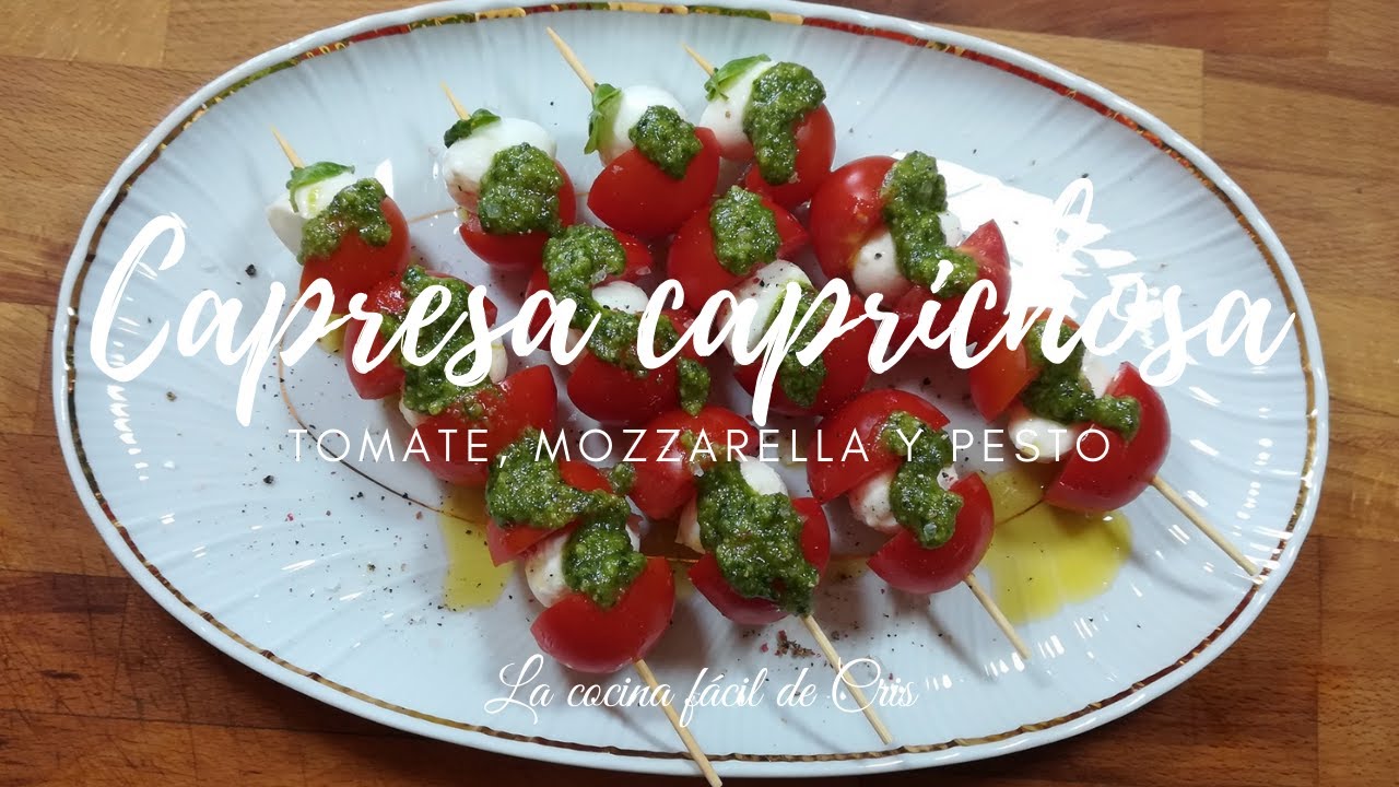 La ensalada italiana por excelencia: la Capresa en 3 versiones.