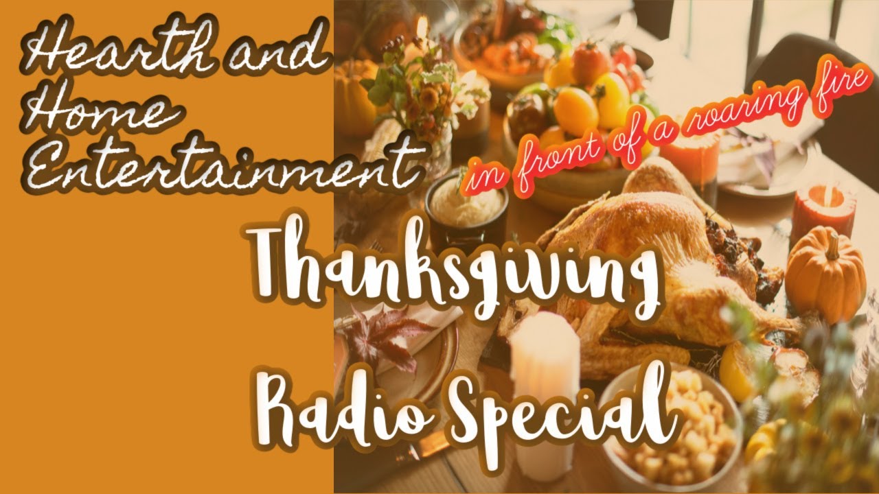 Bing Crosby Rosemary Clooney Thanksgiving Special 👍Old Time Radio In Front of a Cozy Fireplace!