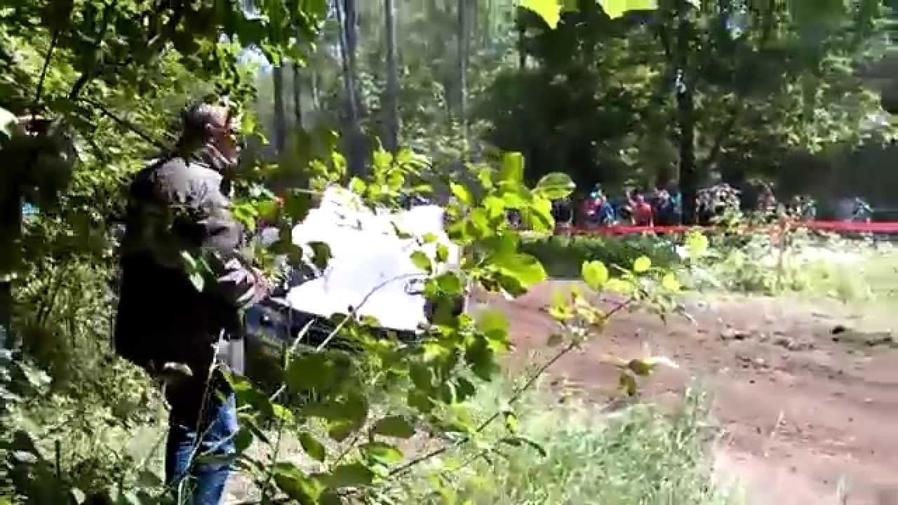 WRC Polsko (Rajd Polski) 2014 - crash Michal Solowow