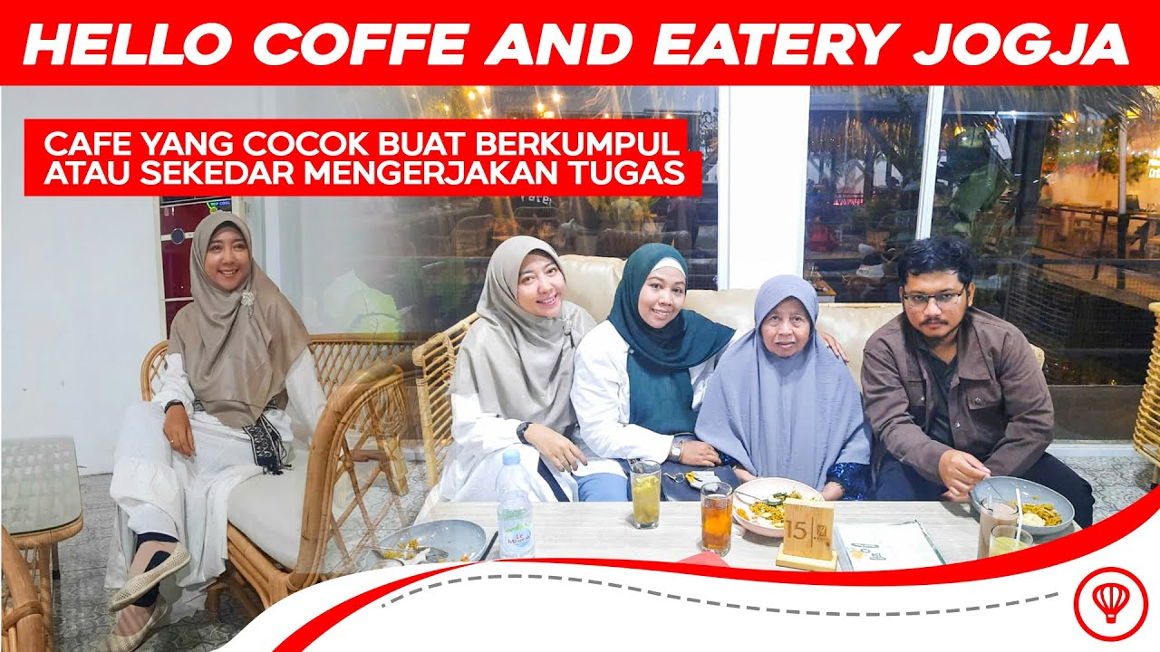 HELLO COFFEE AND EATERY YOGYAKARTA // Hidden Caffee Cocok Buat Ngerjain Tugas Kuliah