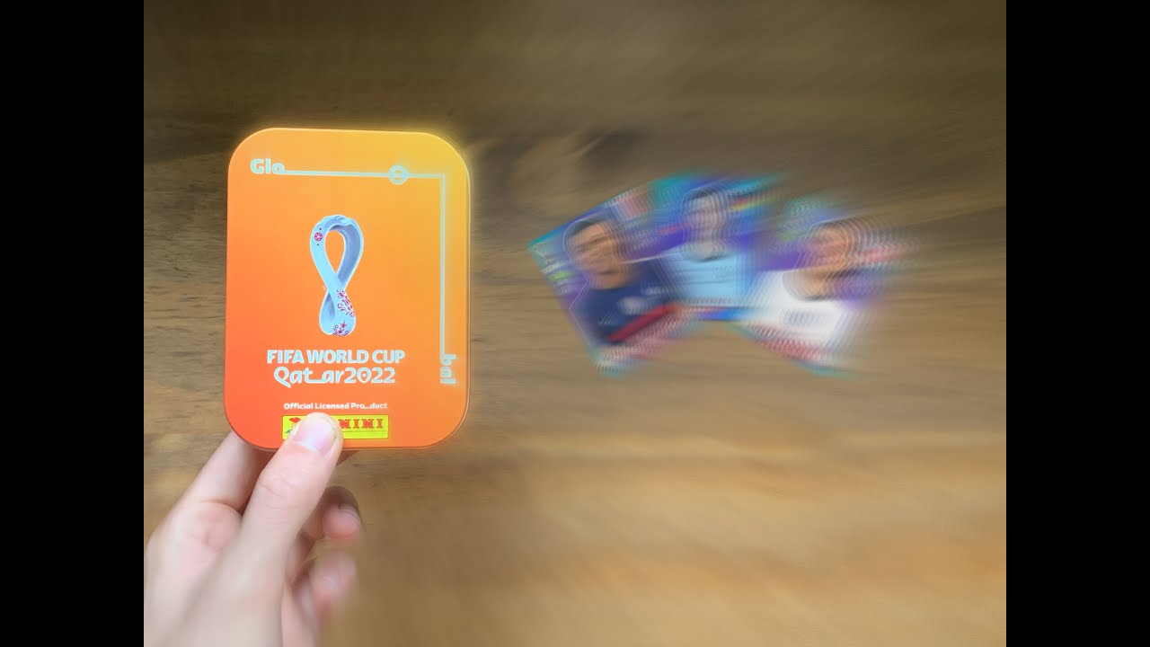 OPENING THE WORLD CUP 2022 COLLECTORS TIN