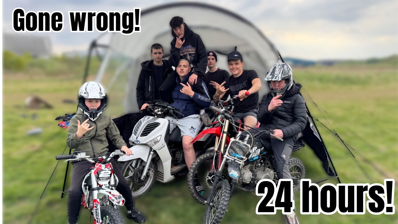 Riding Pitbikes for 24hrs!