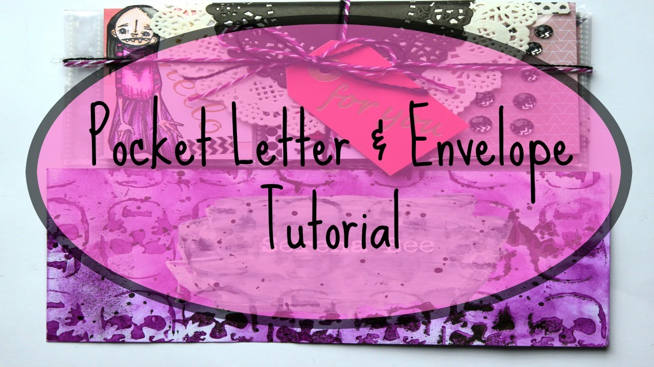 Pocket Letter Tutorial & Mixed Media Envelope -Start to Finish | Serena Bee