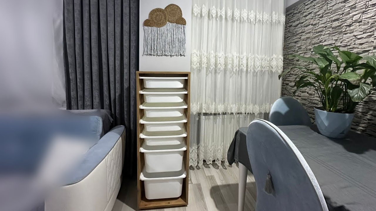 Kurulum Detaylarıyla Oyuncak Düzenleyici 7 Sepetli Çok Amaçlı Oyuncak Dolabı Kurulumu
