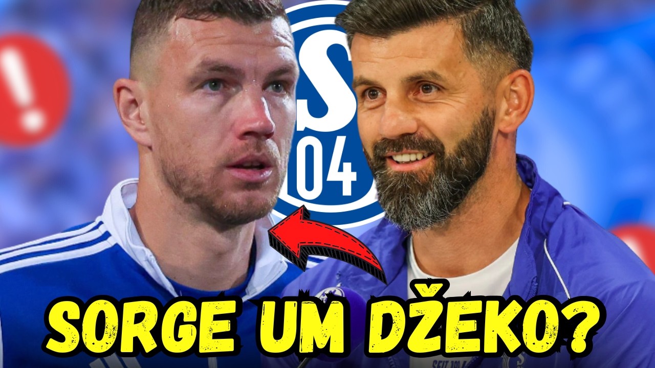 S04: Sorge um Edin Džeko: Warum Schalkes Siegtorschütze plötzlich im Mittelpunkt steht
