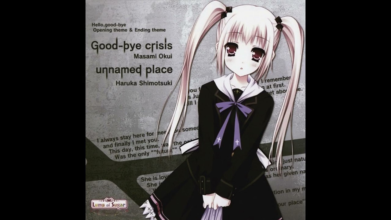 unnamed place - Haruka Shimotsuki 霜月はるか (Hello, good-bye ED)