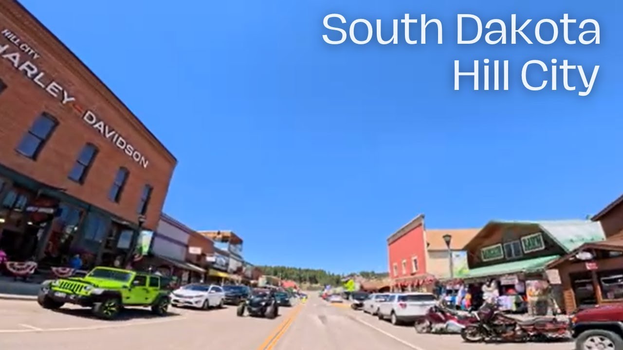 Historic Hill City, South Dakota | 4K Drive Through Black Hills Charm