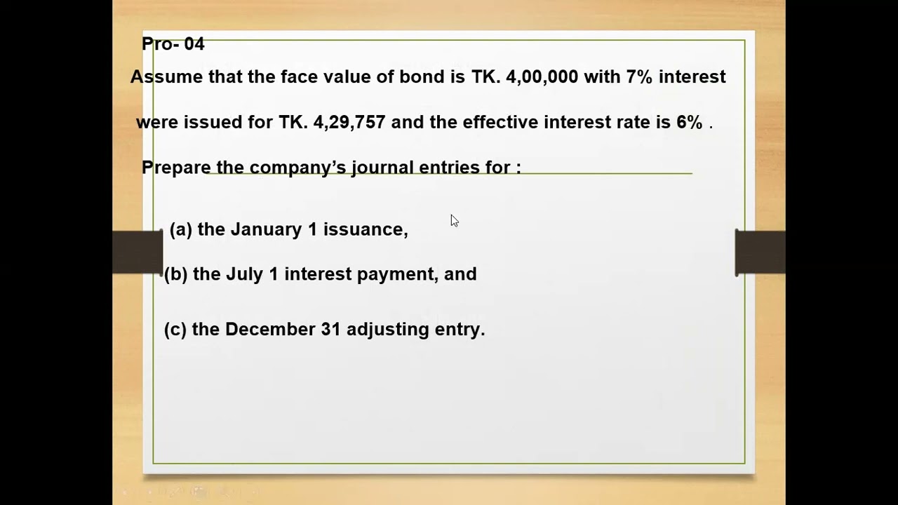 Long term liability 2nd class