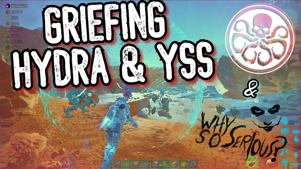|GRIEFING HYDRA & YSS| Ark Official PvP|