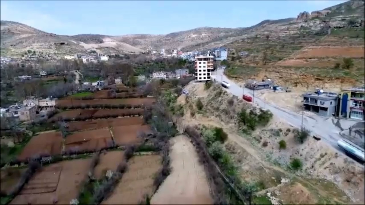 Yeşilli dron görüntüsü