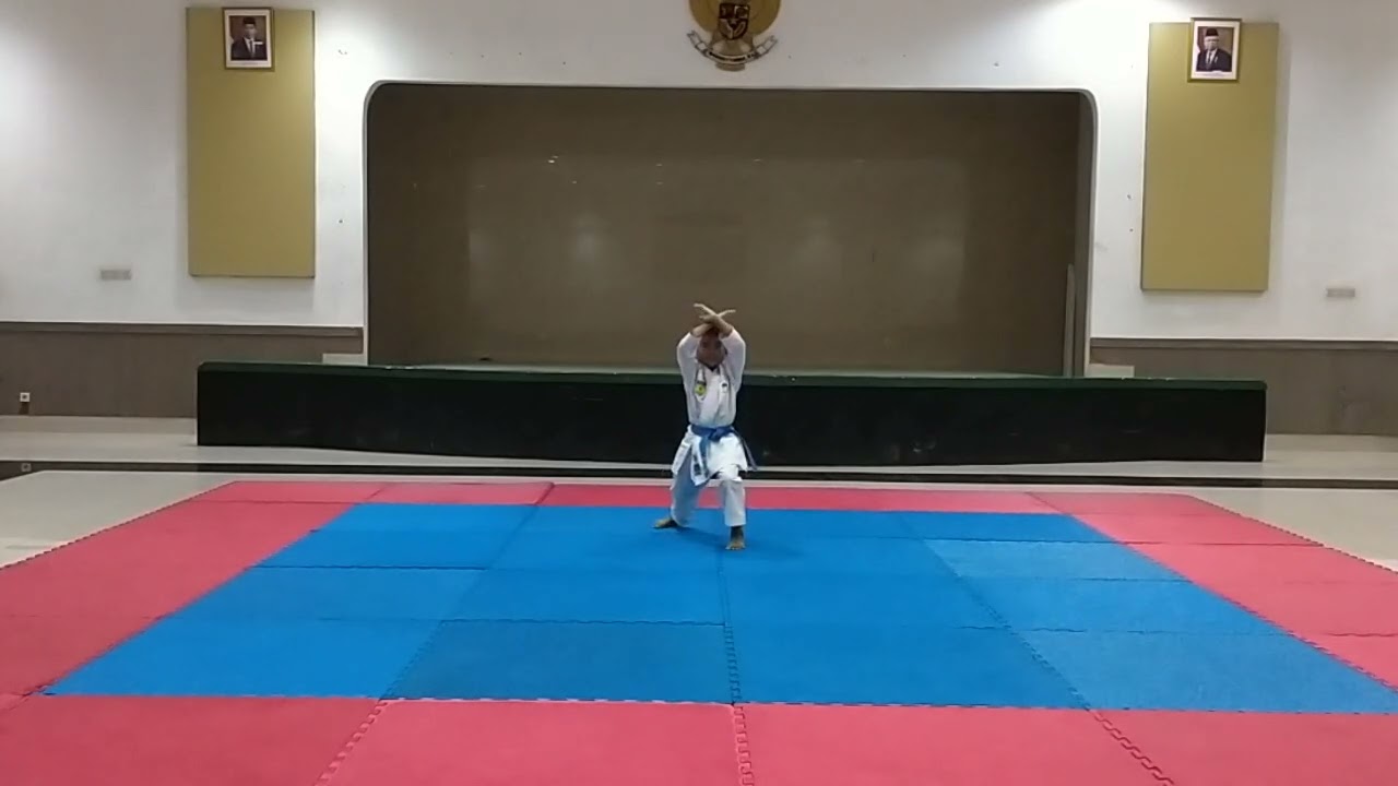 Haidar Ahmad Shafaa - Karate - SDN Pekayon 10 Pagi - Sabuk Biru Kata 5 Heian Godan