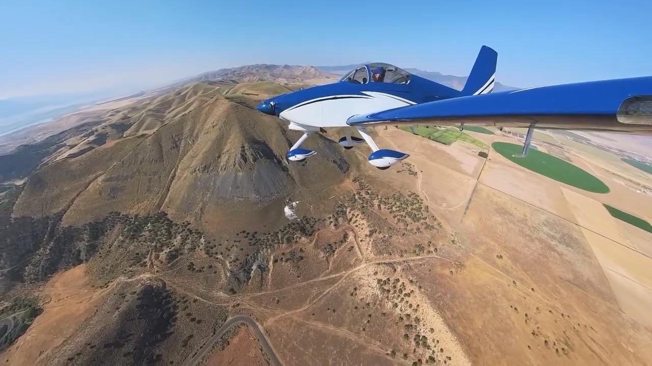 RV9 Flying through Utah Valley-Spanish Fork (KSPK)