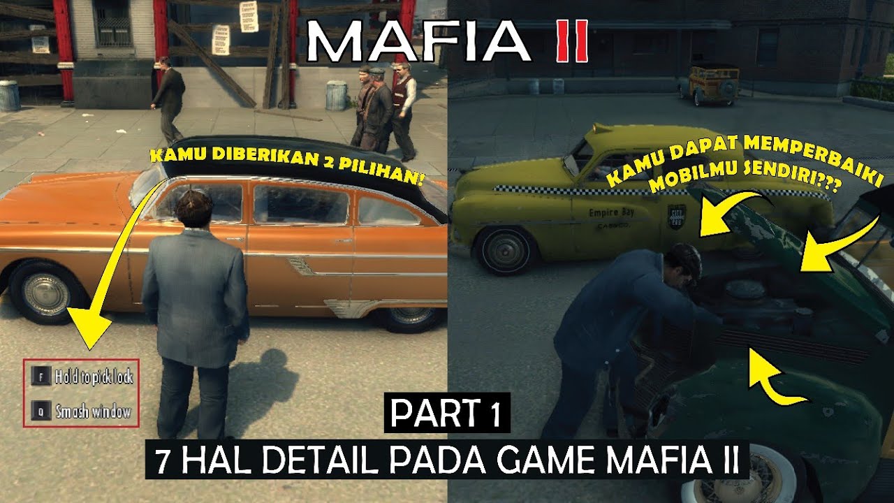 7 HAL DETAIL Pada Game Mafia II Part 1