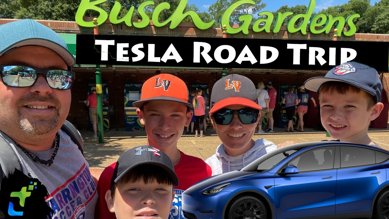 Автопутешествие на Tesla Model Y с 7 местами, часть 1 // Семейный видеоблог: поездка из Филадельф...